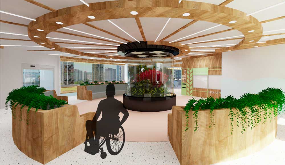 Sheridan College, Jeanne Chandler's Vertical Farming Lounge