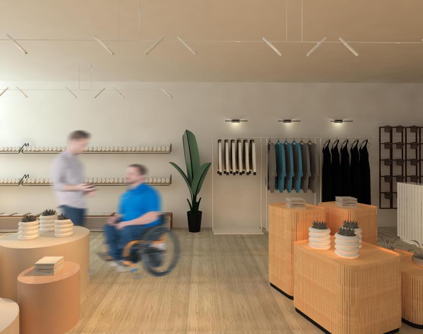 Shanen Corook's retail space accessible to all