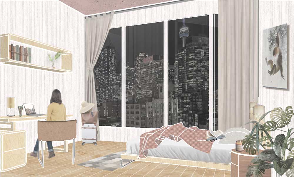 Xi Kang from OCAD, bedroom