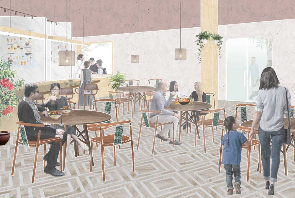 Xi Kang from OCAD, restaurant