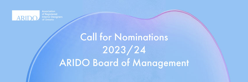 Call for Nominations 23/24 ARIDO Board of Management