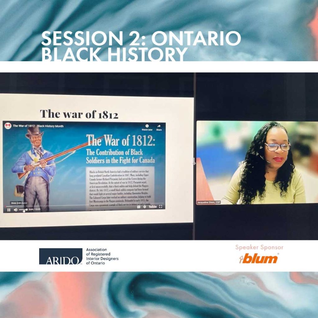 Social graphic for Session 2 - Ontario Black History