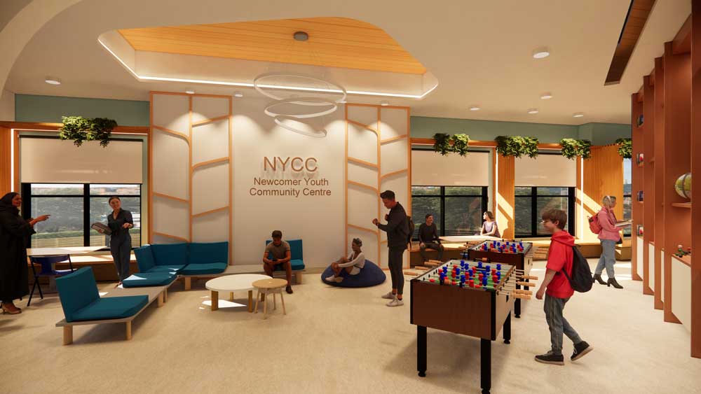 Lawrence Henry Lardizabal - Newcomer Youth Community Centre (NYCC), Youth Lounge-Humber College