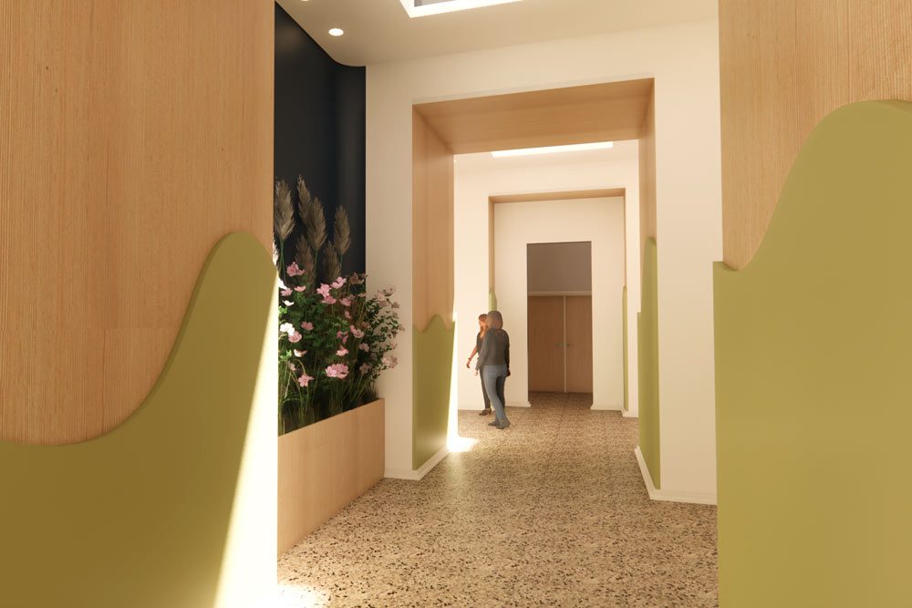 Corridors at the Meadowlands Counselling Clinic