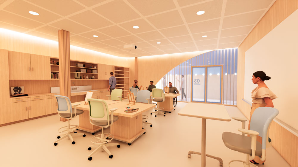 Honey Jean Dubria - Creative Hub for Deaf, Blind, and Disabled Youth, meeting room