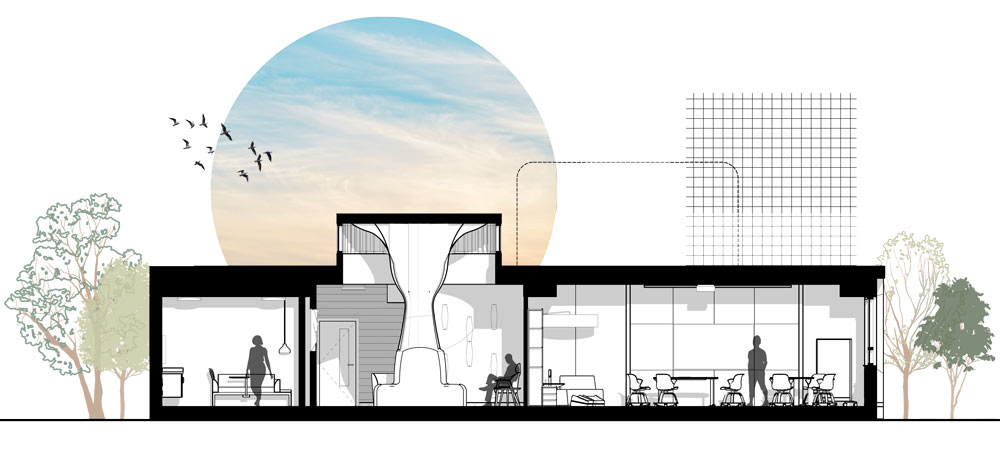 Rendered Section of UnityCare Health Centre