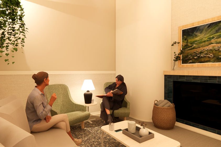 Therapy Room at the Meadowlands Counselling Clinic