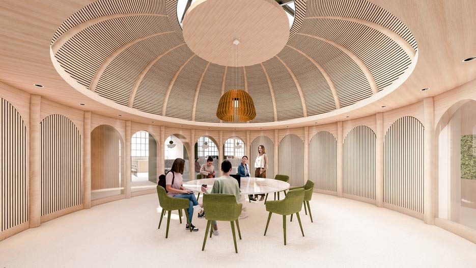 Sheridan college student Delta Peyman - Birchtree Young Adult Mental Health Centre thesis project