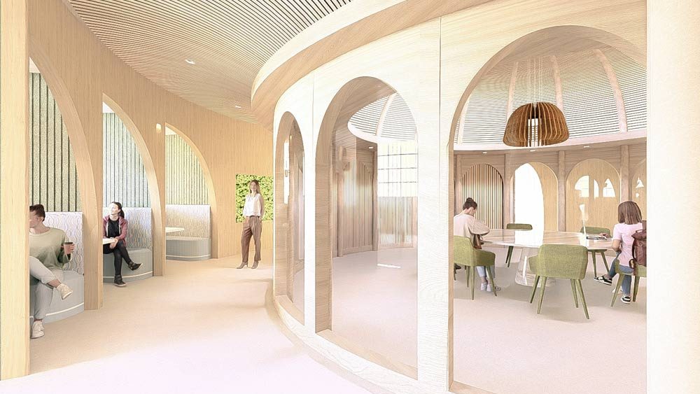 Sheridan college student Delta Peyman - Birchtree Young Adult Mental Health Centre thesis project