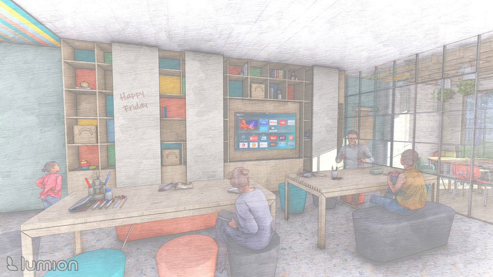 A Children’s Hub Focused on Development and Experience, project by Marley Doney from Fanshawe College