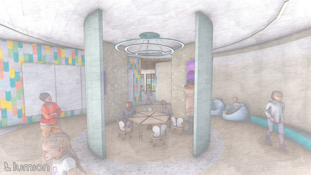 A Children’s Hub Focused on Development and Experience, project by Marley Doney from Fanshawe College