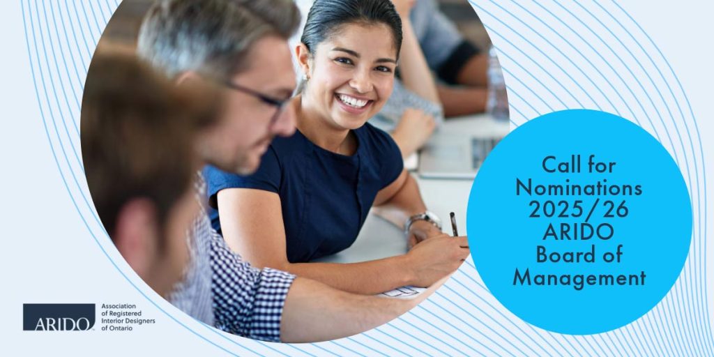 Nominations for ARIDO Board of Directors 2025/26 graphic